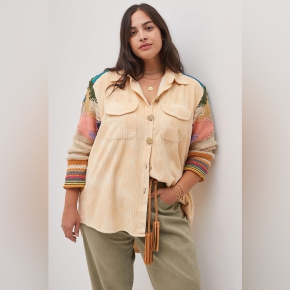 Anthropologie Pilcro Easygoing Shirt Jacket size small - Picture 1 of 10